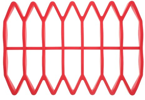 VANZACK Plateau D'insertion Étanche en Silicone Rouge pour Boîte aux Lettres, Revêtement de Grille Anti-humidité, Accessoire de Protection pour Boîte aux Lettres Résidentielle