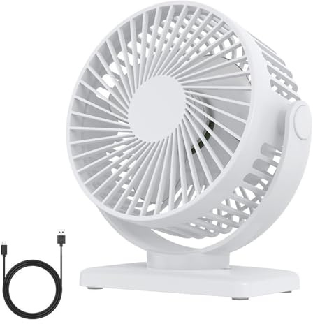 Mekalero Ventilador de motor marino resistente de 10 W con base magnética fuerte, diseño impermeable, ideal para yates, carrito de golf y autocaravana, ventilador recargable por USB