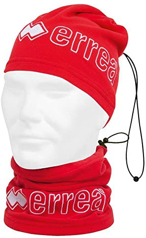 Errea Mütze / Halswärmer Jumar rot/weiß