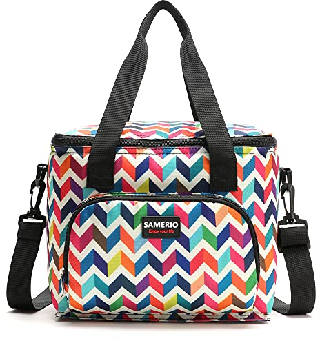 Mujeres Almuerzo Bolsa Térmica 9L Porta Alimentos Bolsa Capacidad para Adultos Mujer Niñas Trabajo Escuela Oficina Playa Viaje Camping