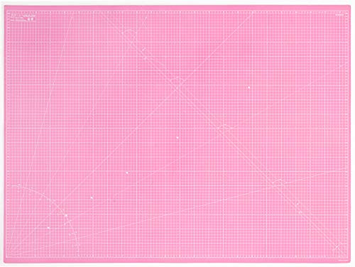 Elan Base de Corte A0 Autocicatrizante Rosa, Tabla de Corte 120x90 CM, Tabla Cortar Costura, Base de Corte A0, Protector Mesa Manualidades de 5 Capas