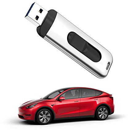 Tesla Dashcam 256 Go Clé USB Flash Drive - Mode Sentry - Tesla Model 3/S/X/Y - Carte Micro SD 256 Go avec Lecteur