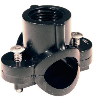 Orbit 37120 Kunststoff-Sattel-T-Shirt für Sprinkler auf Poly-Rohr, 1,9 cm x 1,27 cm