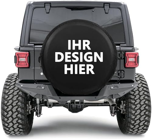 Personalisierte Reifenabdeckung mit eigenem Foto - maßgeschneiderte Radabdeckung - wasserdicht, staubdicht, UV-beständig - für SUV, Wohnmobil, Anhänger