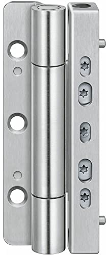 SIMONSWERK RB-5020 Haustürband, komfortables 3D-Türband für Kunststoffhaustüren, Edelstahl matt