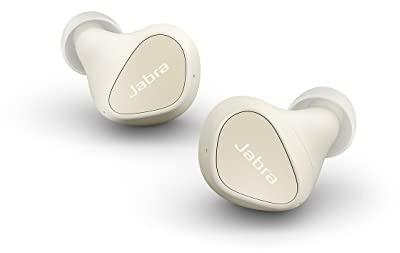Ecouteurs intra-auriculaires sans fil Bluetooth Jabra Elite 4 avec réduction de bruit active ANC Beige clair