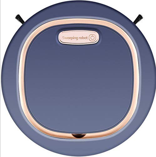 KENANLAN Robot Vacuum Cleaner 32 * 25 * 8 3 In 1 Intelligent Robot Vacuum Cleaner 1200 mAh Battery Suction Vacuum Cleaner Robot for Floors Pet Hair Dust (blue)