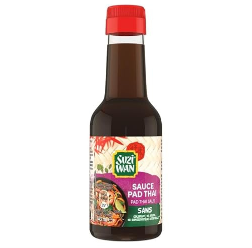 Suzi Wan Sauce Pad Thai 143ml - L'Authentique Saveur Thaïlandaise - Épicerie Asiatique - Recette Traditionnelle - Plaisir Culinaire - Découvrez l'As - Le Lot De 4
