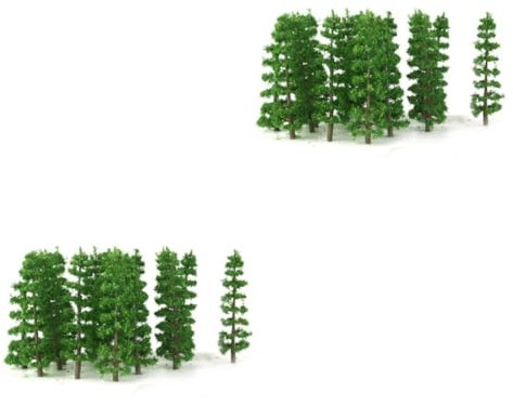 ABOOFAN 40 Mini Tannenbaum Tannenbaum Modell Tannenbaum Landschaftsmodell Tannenbaum Modell