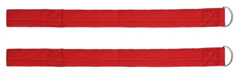 Syrisora Sicherheitsgurt für Kinderwagen, Neopren, für Rollstuhl, Rot, 2 Stück