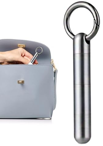 Pillendose aus Edelstahl, Reise-Pillenbehälter, dreilagige Pillendose, Einkammer-Pillenetui, auslaufsicherer Pillenhalter, tragbare Pillendose, Pillendose für Männer, Pillen-Organizer für Frauen