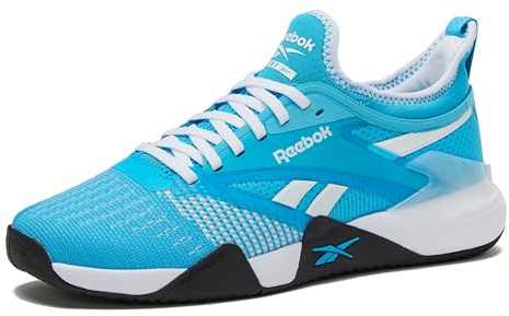 Reebok Nano Court Sport Men's Pickleball or Tennis Shoes for Men, Future Cyan/Footwear White/Black, 7.5