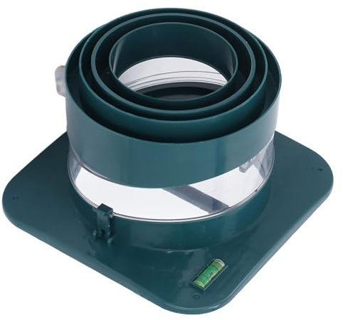 Oil Fume Check Valve Range Hoods, No Backflow Large Caliber Universal Exhaust Duct Valve for Kitchen, Featuring Disc Type Non Return Design, Equipped with Level Bubble, Thickened