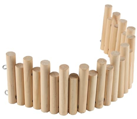 Nicear Hamster Holz Zaun Ratten Leiter Brücke Spielzeug Hamster Zaun Hamster Brücke Spielzeug Holz Leiter Natürliches Versteck Für Glückliche Hamster 30cm