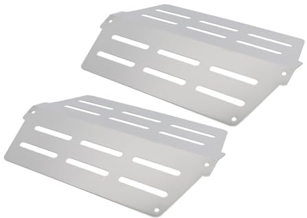 ibasenice 2 Piezas Placas Calefactoras para Parrilla De Gas Repuestos para Parrilla Protectores Térmicos para Barbacoa Cubiertas para Quemadores Escudo Térmico para Material Duradero para Us