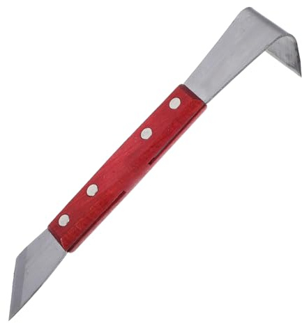 CIYODO Raspador De Corteza Herramienta para Pelar Corteza De Arboles Frutales Mango Antideslizante para Jardinería Uso Parques y Jardines Color Random