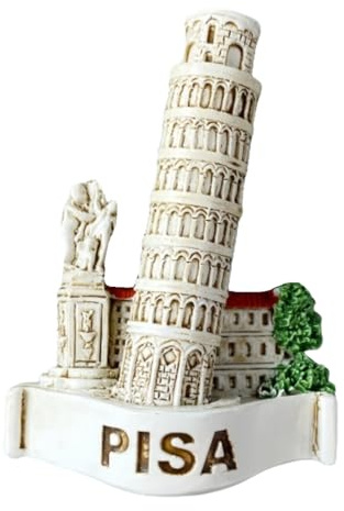 3D-Kühlschrankmagnete, Schiefer Turm von Pisa, Italien, Reise-Souvenirs, Kühlschrankdekoration, Magnet