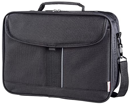 Hama Sportsline Beamertasche groß (Projektor Tasche Größe L, 27 x 39 x 15 cm für Acer, BenQ, Epson, LG, Optoma Beamer) Schwarz