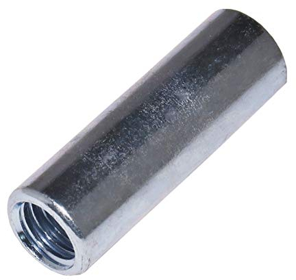 rohrfix-24 50 Stück Gewindemuffe M12 x 40 mm rund verzinkt