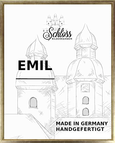 Schloss BILDERRAHMEN Emil 40x40 cm, Schattenfugenrahmen Dekor Gold