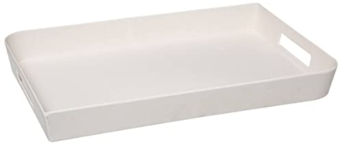 5five - tablett 45x30cm modern color weiß