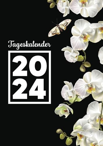 Tageskalender: Großer XXL Bürokalender - DIN A4 - 1 Tag auf 2 Seiten