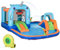 Outsunny Castillo Hinchable para Niños de 3-8 Años Castillo Inflable con Tobogán Trampolín Piscina Parque Acuático con Inflador y Bolsa de Transporte para Exterior 420x370x230 cm Multicolor