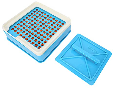 Capsule Filling Machine, 100 Holes Manual Capsule Machine for Size 1 Size 2 Size 3 Capsules Empty Optional Capsule Easy to Use Making Machines for Hospitals Clinics Stores Laboratories Family (Size1)