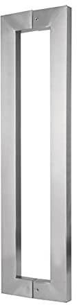 TONZN Remplacement de la poignée de Porte de Douche en Verre en Acier Inoxydable | Bouton Poussoir de Traction de Porte d'écran de Douche intérieure | Porte-Serviettes pour Cabine de Douche