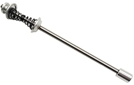 Fahrrad Schnellspanner BMX Falten Fahrrad Schnellfreisetze Sechseckalales Schloss langsamer Release Mountain Road Bike Qr. Radhebel -Hebel -Titanlegierungschacht Schnellspanner Fahrrad (Color : Silve