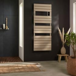 Sèche-serviettes Riviera 2 avec soufflerie - 1500W - 500+1000 - blanc brillant - 498218 - Thermor
