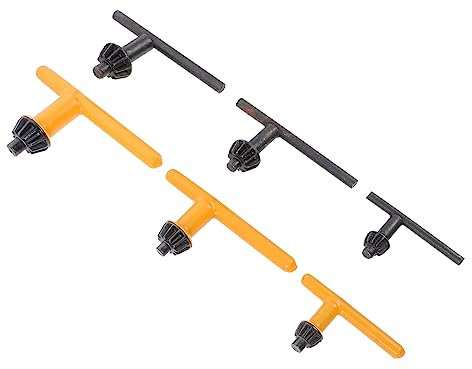 Artibetter 6stücke Teiliges Bohrfutterschlüsselsatz Aus Schnellarbeitsstahl Für Bohrmaschinen Kompatibel Mit Verschiedenen Elektrowerkzeugmarken Zum Einfachen Austausch Von Bohrern