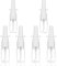 6 flaconi spray nasali vuoti da 10 ml, nebulizzatore ricaricabile, in plastica, nebulizzatore per naso, nebulizzatore fine, spray nasale, per trucco, acqua, profumo, oli essenziali