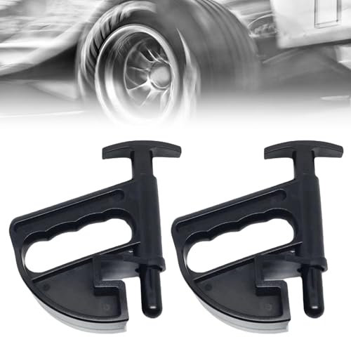 Comioke Changeur de Pneus, Pince de Jante, 2 Pièces Pince de Changeur de Pneu, Tire Changer Clamp pour la Réparation Pneus de Voiture, Installer des Pneu (Noir)