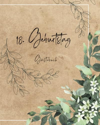 Gästebuch 18. Geburtstag