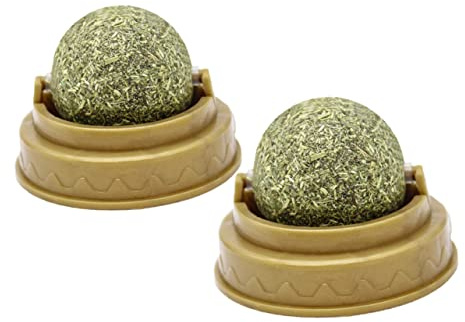 ROMISBABA 2piezas Snack Sólido De Hierba Gatera Unidades Juguete Masticable Digestivo y Seguro para Gatos