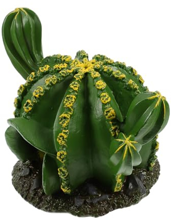 Mobestech Maison de Cactus Miniature Décoration de Micro Paysage pour Ornement de Jardin Bricolage Élément de Décor Charmant pour Intérieur Bureau