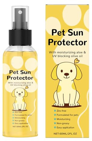Dog Suntryreen Solarprojektion für Katzen | Intocraggero Spray | Natürliches feuchtigkeitsspendendes Sonnenschutzspray | Kitten Sports & Outdoors Supplie für Outdoor-Aktivitäten von ester
