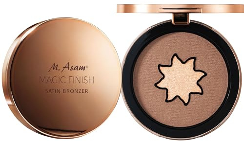 M. Asam Magic Finish Satin Bronzer Medium (6,5g) | Bronzer Puder Duo mit Satin-Touch Textur, ultra-feine Farb-Pigmente, natürlicher Glow, Make Up