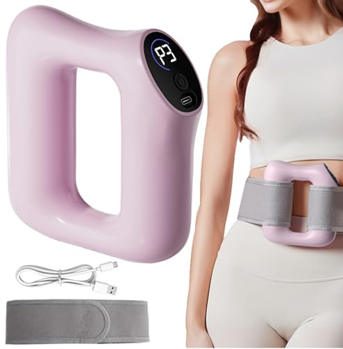 Fettverbrennung Faszienring, Bauchmassagegerät, Multifunktionaler Ganzkörper Faszienring, Faszienmassagegerät Mit Wärmefunktion, Einstellbare Massagemodi, Für Die Ganze Familie
