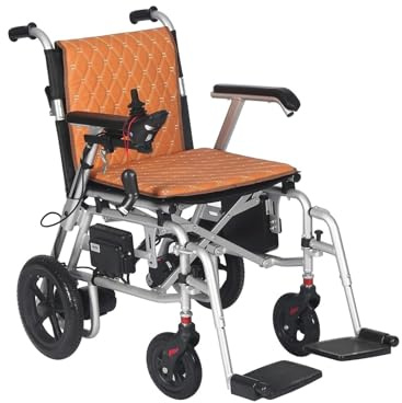 Fauteuil Roulant Électrique Tout-terrain Avec Batterie Amovible, Fauteuil Roulant Électrique Pliable Et Léger Pour Adultes, Fauteuil Roulant Motorisé Compact De 16,3 Kg, Accoudoirs Relevables