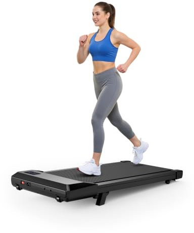 Superun Raceable Tapis de Course Inclinable 2.5HP Tapis de Marche avec Rampes, 1-6km/h, 1-12km/h APP Contrôle Max 136KG Walking Pad Portables avec Parcours d'entraînement et Courses Multi-Coureurs