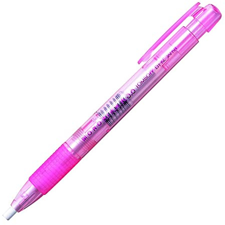 Tombow Mono Knock - Goma de borrar, color rosa