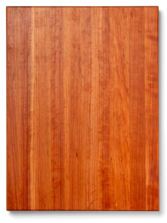 Boos Block Profi Schneidebrett Kirschholz - 61 x 46 x 4 CM - Antibakteriell | Schneidebrett Dick - Hackbrett - Hackblock - Lebensmittelecht - Holzbrettchen mit Griff - Holzbrett Deko - Servierbrett