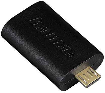 Hama USB 2.0 Adapter (Micro-B-Stecker auf A-Kupplung) schwarz