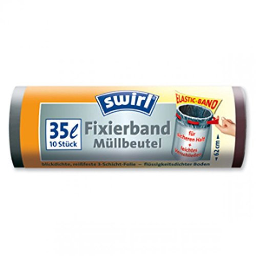 Fixierband-Müllbeutel, 35 Liter