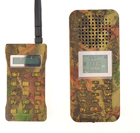 Likeblue Outdoor Jagd Vogelrufer Camouflage MP3 Player 20W Lautsprecher LCD Display Wiederaufladbarer Akku mit kabelloser Fernbedienung