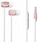 AMPLE® EARPHONES, SONY XPERIA L2, XPERIA XA2, XPERIA XA2 ULTRA, Wired Bass Stereo In-ear Headphone Earphone Headset Earbuds with Remote and Mic Microphone with 3.5mm Jack (ROSE GOLD)