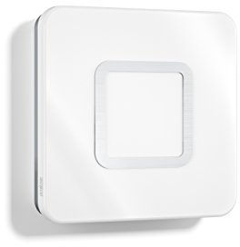 Steinel LED Innenleuchte RS M1 S Edelstahl, 8.8 W Wandlampe, 759 lm, 360° Bewegungsmelder, Max. 8m Reichweite