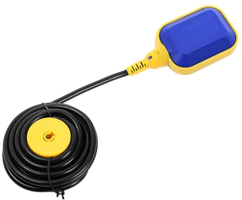 Interruttore a Galleggiante con Cavo 10 Metri Pompa, | Controllo Automatico Livello Acqua, Cavo 10 M In Polipropilene, Galleggiante Per Pompa Sommersa, Serbatoio, Pozzo Nero
